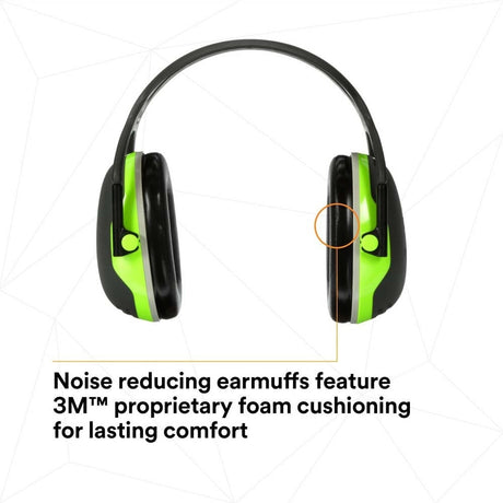 3M X4A PELTOR Over-the-Head Earmuffs, 27 dB NRR Hearing Protection (7100315081) - 7