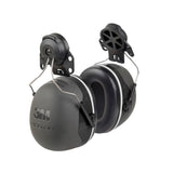 3M X5P3E PELTOR Hard Hat Attached Earmuffs, NRR 31 dB, Black (7100315223)