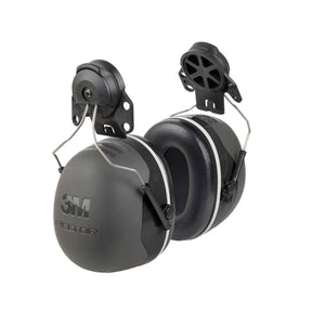 3M X5P3E PELTOR Hard Hat Attached Earmuffs, NRR 31 dB, Black (7100315223)