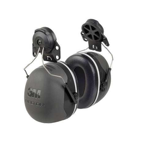 3M 7100315223 PELTOR X5P3E Hard Hat Attached Earmuffs NRR 31 dB Black (1 Pack)  - (10Pack)