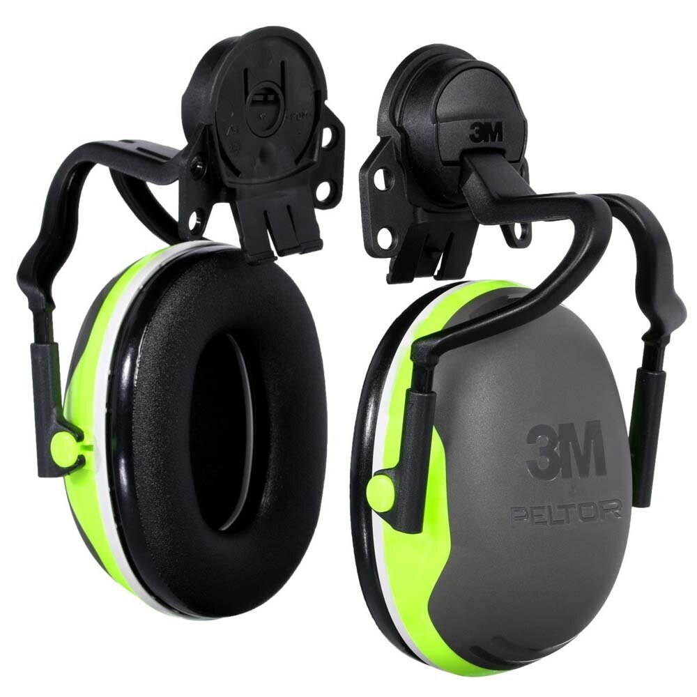 3M X4P51E Peltor Full Brim Helmet Attached Earmuffs, Electrically Insulated, NRR 26 dB (7100315224)  - (10Pack)