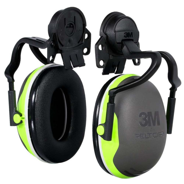 3M X4P51E Peltor Full Brim Helmet Attached Earmuffs, Electrically Insulated, NRR 26 dB (7100315224)  - (10Pack)