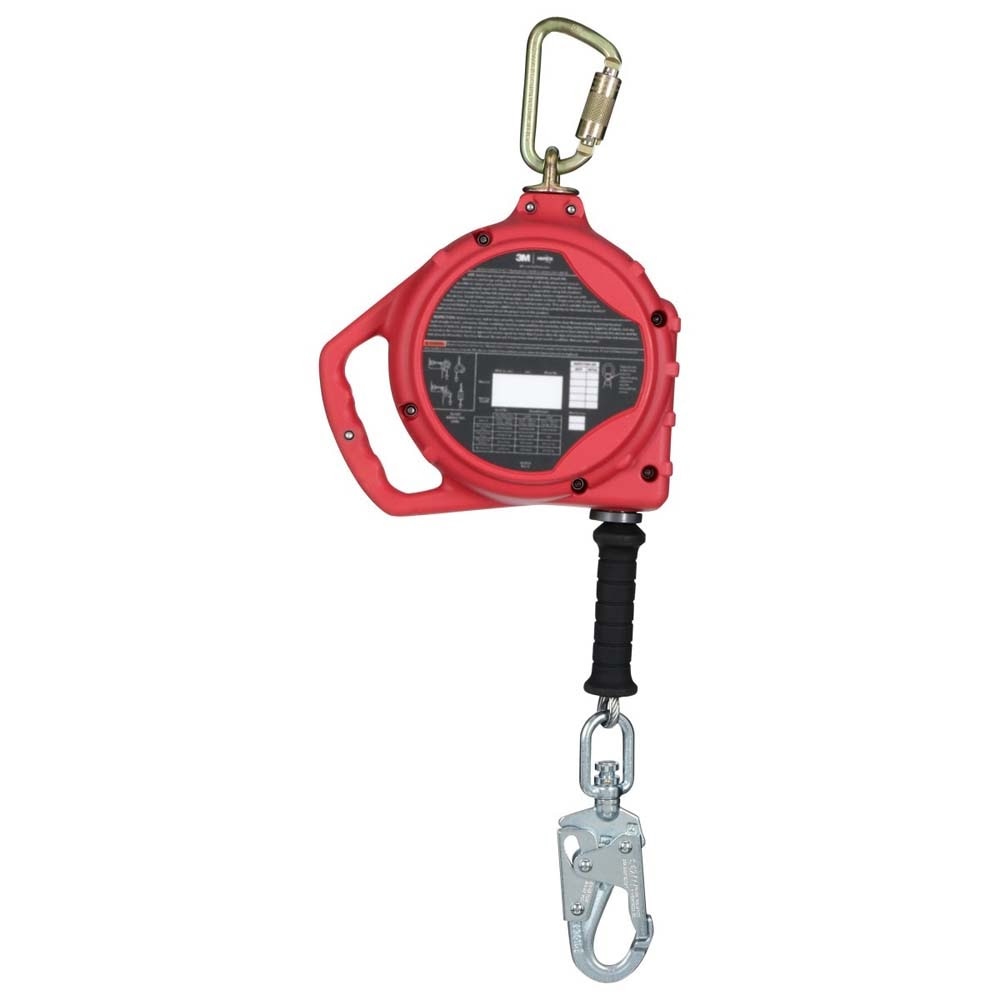 3M 3590037 Protecta Self-Retracting Lifeline , Stainless Steel Cable, Steel Swivel Snap Hook, 33 ft., Class 1, ANSI (7100318437) - 2