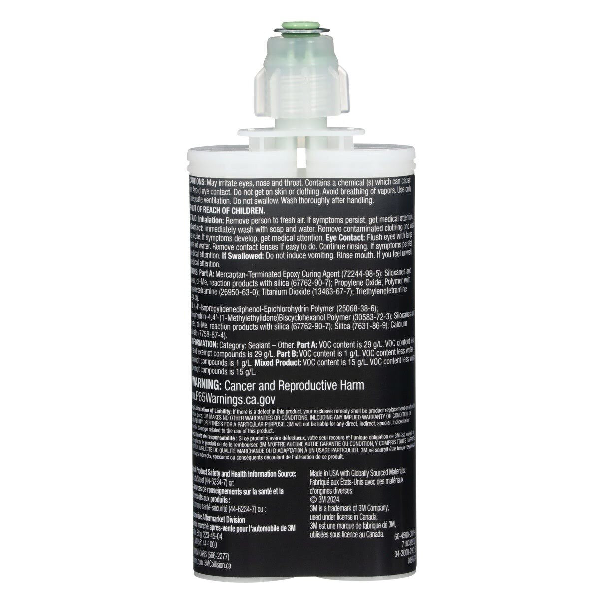 3M OEM Match Epoxy Seam Sealer White 200 ml Cartridge (08524) (7100319307)  - (6Pack) - 4