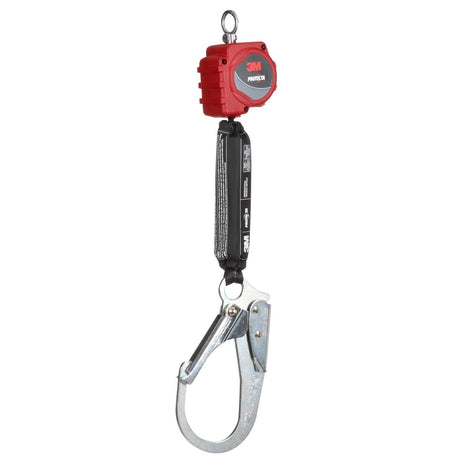 3M 3100505 PROTECTA Self-Retracting Lifeline, Web, Steel Rebar Hook, Red, 6 ft (7100319827)