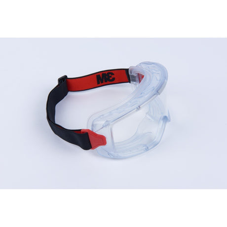 3M GG3101-AF GoggleGear Protective Goggle 3000 Series, Clear Anti-Fog Anti-Scratch Polycarbonate Lens, Cloth Strap, PVC Shroud (7100325034) (1 Pair)  - (10 Pack) - 3