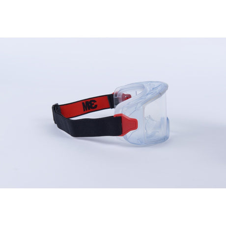 3M GG3101-AF GoggleGear Protective Goggle 3000 Series, Clear Anti-Fog Anti-Scratch Polycarbonate Lens, Cloth Strap, PVC Shroud (7100325034) (1 Pair)  - (10 Pack) - 4