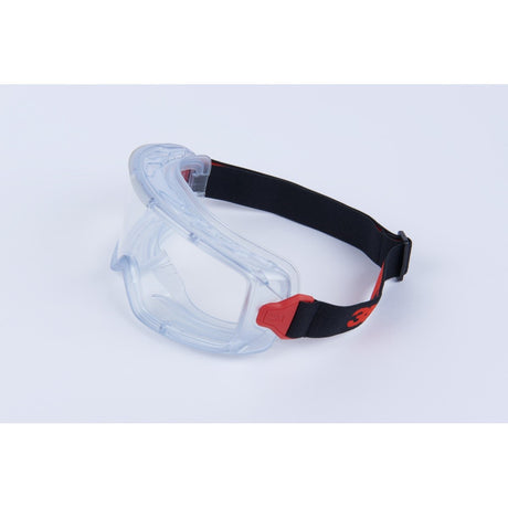 3M GG3101-AF GoggleGear Protective Goggle 3000 Series, Clear Anti-Fog Anti-Scratch Polycarbonate Lens, Cloth Strap, PVC Shroud (7100325034) (1 Pair)  - (10 Pack) - 5