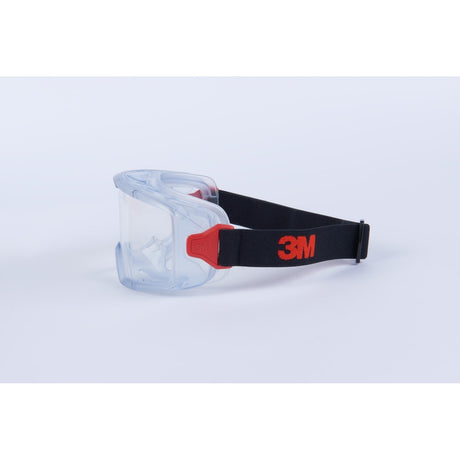 3M GG3101-AF GoggleGear Protective Goggle 3000 Series, Clear Anti-Fog Anti-Scratch Polycarbonate Lens, Cloth Strap, PVC Shroud (7100325034) (1 Pair)  - (10 Pack) - 6