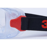 3M GG3101-AF GoggleGear Protective Goggle 3000 Series, Clear Anti-Fog Anti-Scratch Polycarbonate Lens, Cloth Strap, PVC Shroud (7100325034) (1 Pair)  - (10 Pack) - 8