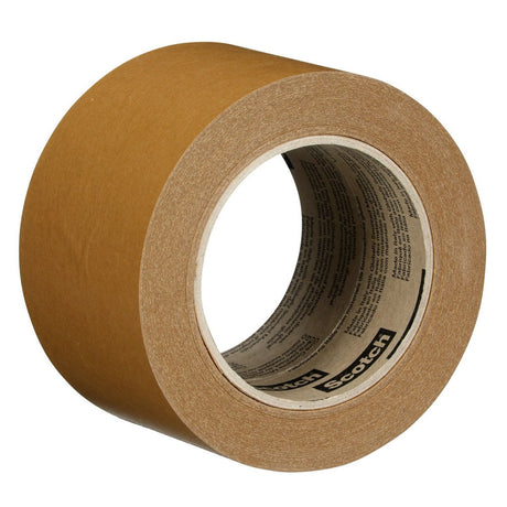 3M 570 Scotch Performance Paper Box Sealing Tape, Brown, 2-13/16 in x 55 yd, 3 in Core (7100332200)