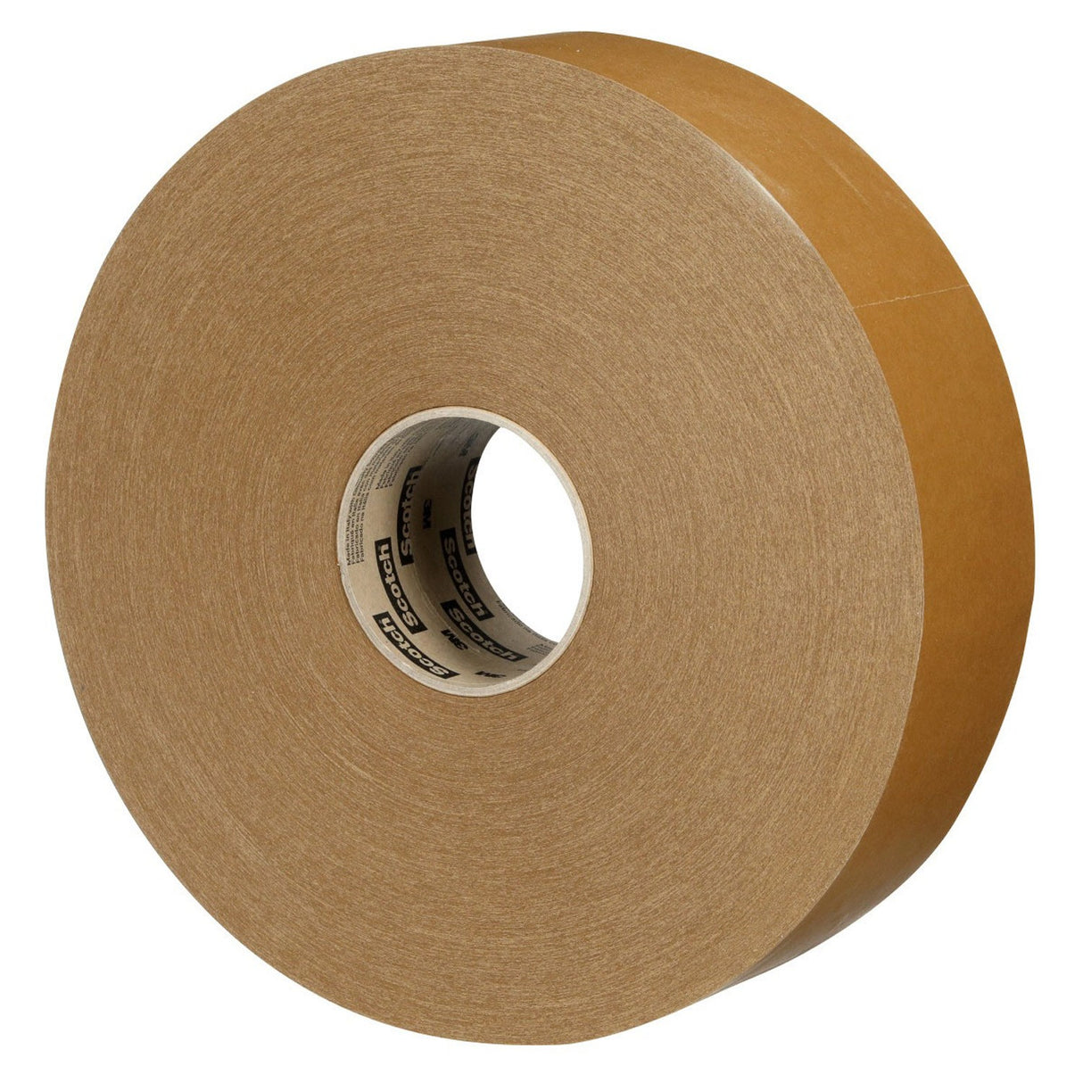 3M 570 Scotch Performance Paper Box Sealing Tape, Brown, 2-13/16 in x 547 yd (72 mm x 500 m), Recycle-Compatible (7100332888) - 2