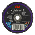 3M 33457 Cubitron Cut-Off Wheel, Precision Shaped Ceramic, Black, 75 mm x 1.6 mm x 9.53 mm (7100333831) (30 Pack)