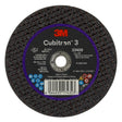 3M 33459 Cubitron Cut-Off Wheel, 100 mm x 1 mm x 9.53 mm (4 in x 1/8 in x 3/8 in), Black, for Collision Repair (7100334189) (30 Pack)