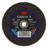 3M 33459 Cubitron Cut-Off Wheel, 100 mm x 1 mm x 9.53 mm (4 in x 1/8 in x 3/8 in), Black, for Collision Repair (7100334189) (30 Pack)