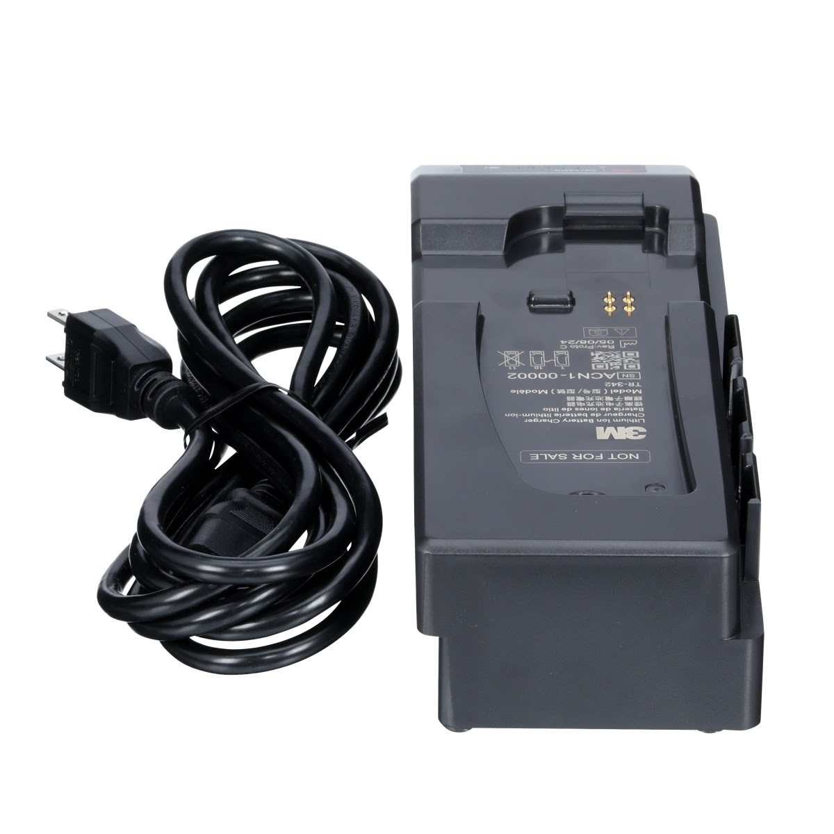 3M TR-342N Versaflo Single Station Battery Charger Kit for TR-300+ PAPR, Black (7100341077) - 4