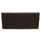 3M 8541 Utility Pad, Brown, 4-5/8 in x 10 in (7100341164) (10 Pack) - 4