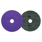 3M 1187C Cubitron Fibre Disc, 60+, Purple, 5 in x 7/8 in, Die 500P (7100349499) (100 Pack) - 2