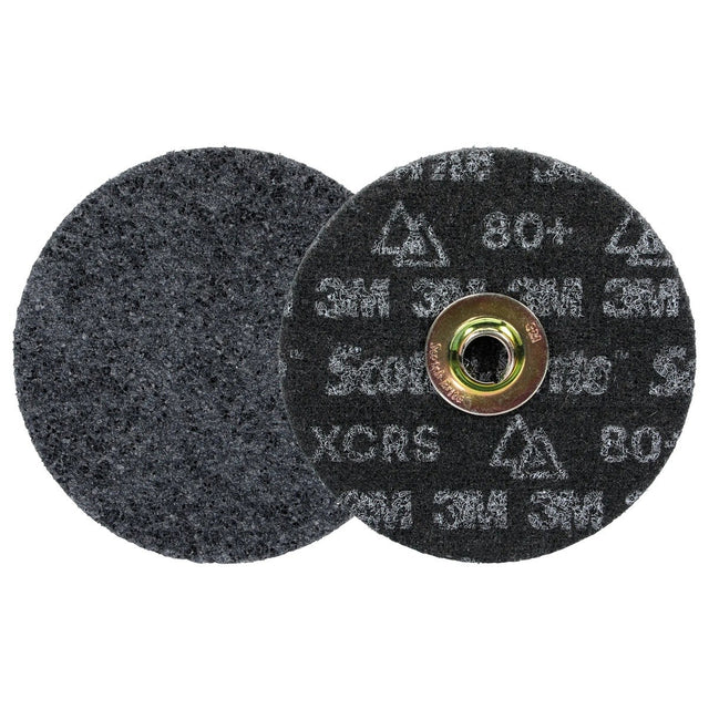 3M HD-DN Scotch-Brite Precision Heavy Duty Surface Conditioning TN Quick Change Disc, Extra Coarse 80+, 5 in (7100358892) (50 Pack)