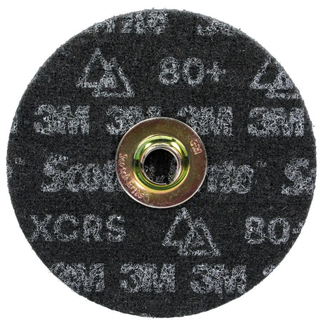 3M HD-DN Scotch-Brite Precision Heavy Duty Surface Conditioning TN Quick Change Disc, Extra Coarse 80+, 5 in (7100358892) (50 Pack) - 2
