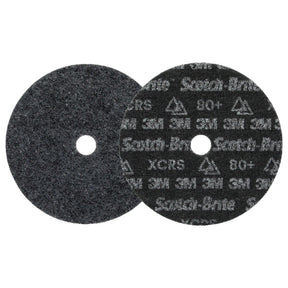 3M HD-DH Scotch-Brite Precision Heavy Duty Surface Conditioning Disc, Extra Coarse 80+, 7 in x 7/8 in (7100358899) (25 Pack)