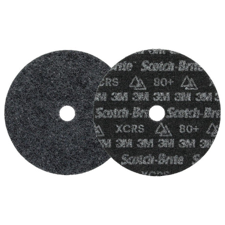 3M HD-DH Scotch-Brite Precision Heavy Duty Surface Conditioning Disc, Extra Coarse 80+, 7 in x 7/8 in (7100358899) (25 Pack)