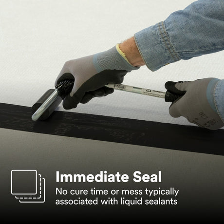 3M 4411B+ Extreme Sealing Tape, Black, 2 in x 36 yd (7100359732) (6 Pack) - 4