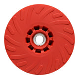 3M 11225 Disc Back-up Pad Ribbed, Extra Hard, Red, 6 in (7100362486) - 2