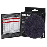 3M Scotch-Brite Precision Heavy Duty Surface Conditioning TN Quick Change Disc Trial Pack, HD-DN, Assorted XCRS 80 Plus and XXCRS 60 Plus, Purple, 4.5 in (7100371492)  - (10Pack) - 2