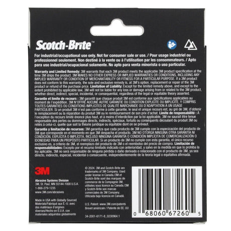 3M Scotch-Brite Precision Heavy Duty Surface Conditioning TN Quick Change Disc Trial Pack, HD-DN, Assorted XCRS 80 Plus and XXCRS 60 Plus, Purple, 4.5 in (7100371492)  - (10Pack) - 3