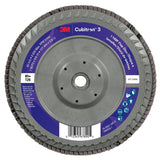 3M 1169F Cubitron 3 Flap Disc, 80+, T29-Conical Quick Change Plastic, 7 in x 5/8 in-11 (7100380504) (5 Pack)