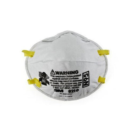 3M 46457 8210 Particulate Respirator N95 Cup Style Disposable, Standard Size (7100132742) (20 Pack)