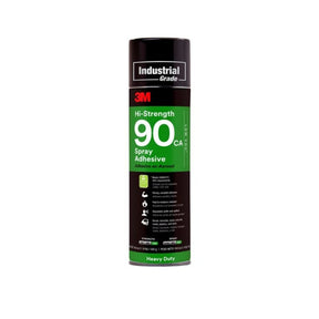3M 90 Hi-Strength CA Spray Adhesive Low VOC Clear 24 fl oz Can Net Wt 19 oz (7000121418)