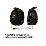 3M H7B PELTOR Optime 101 Behind-the-Head Earmuffs, 26 dB NRR (7000002329) - 2
