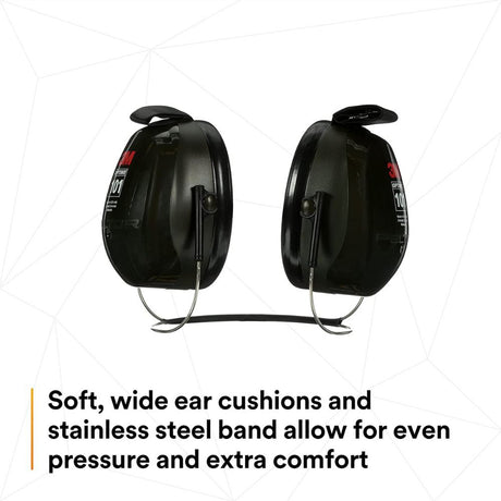 3M H7B PELTOR Optime 101 Behind-the-Head Earmuffs, 26 dB NRR (7000002329) - 3