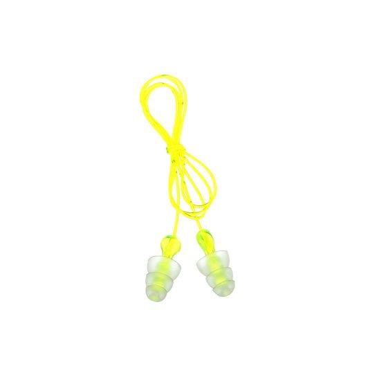 3M P3000 Tri-Flange Earplugs, NRR 26dB, Corded, Resusable (7000127187)